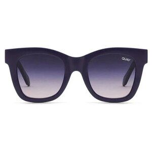 QUAY AFTER HOURS SUNGLASSESS - BLUE FRAME/ BLUE TO PINK FADE LENSES